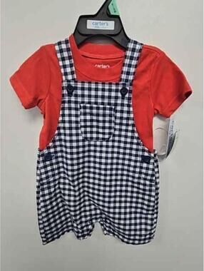 blue Child of Mine 2 Piece bibs, 6M B